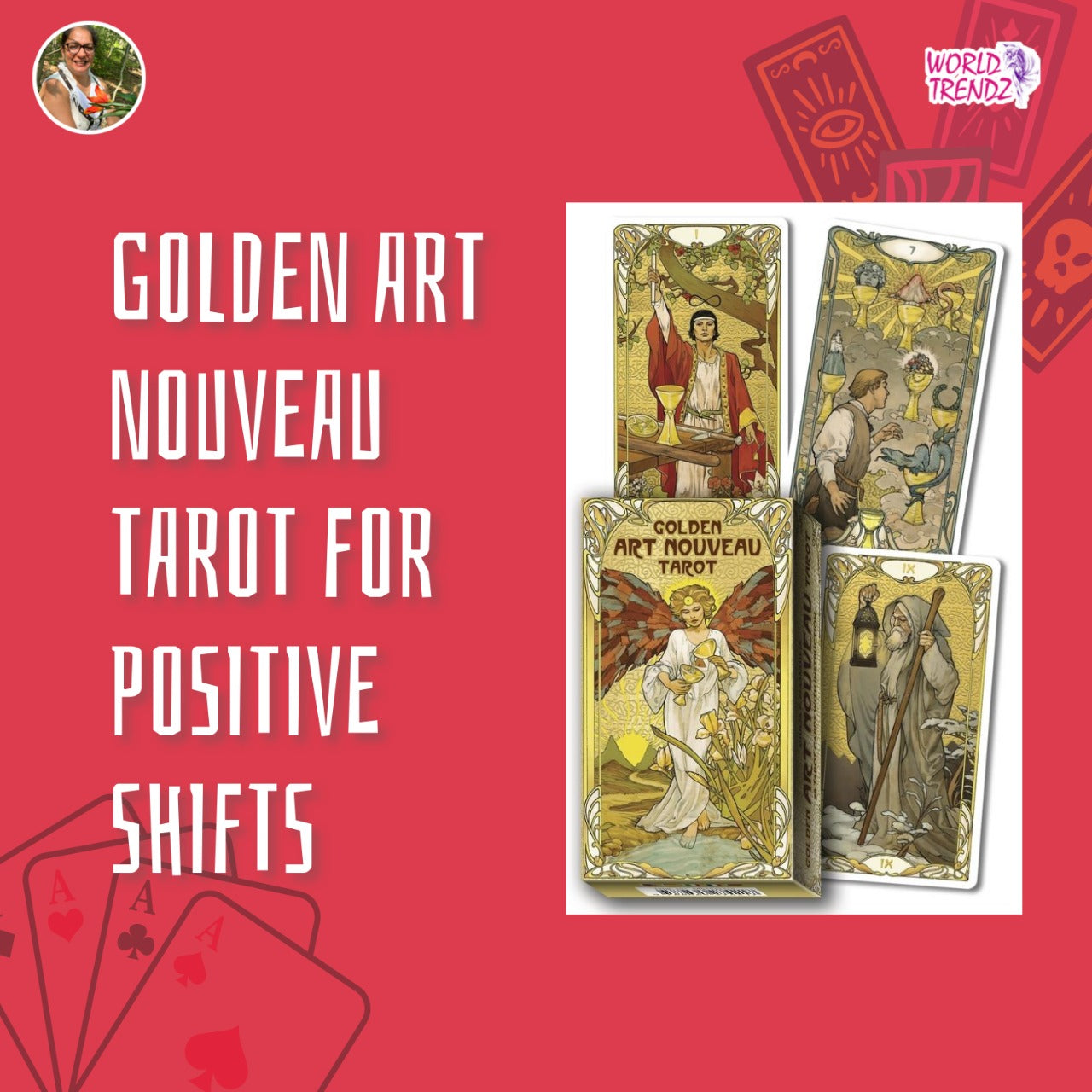Golden Art Nouveau Tarot