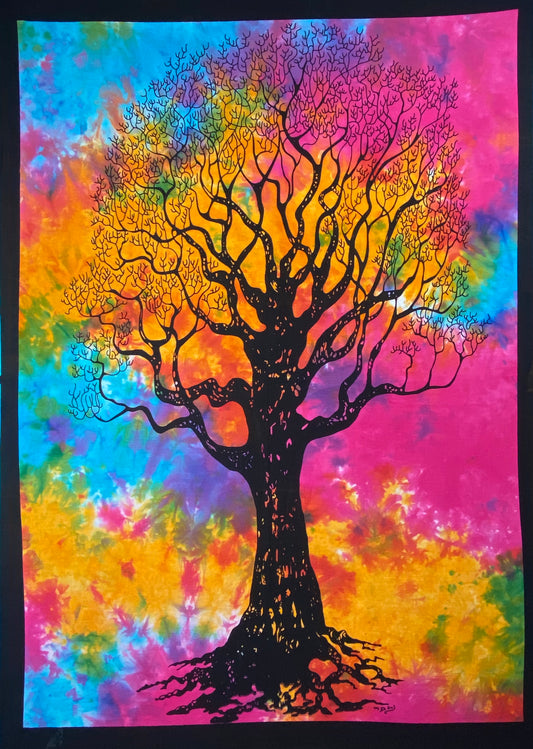 FALL TREE OF LIFE TAPESTRY POSTER SIZE MULTI