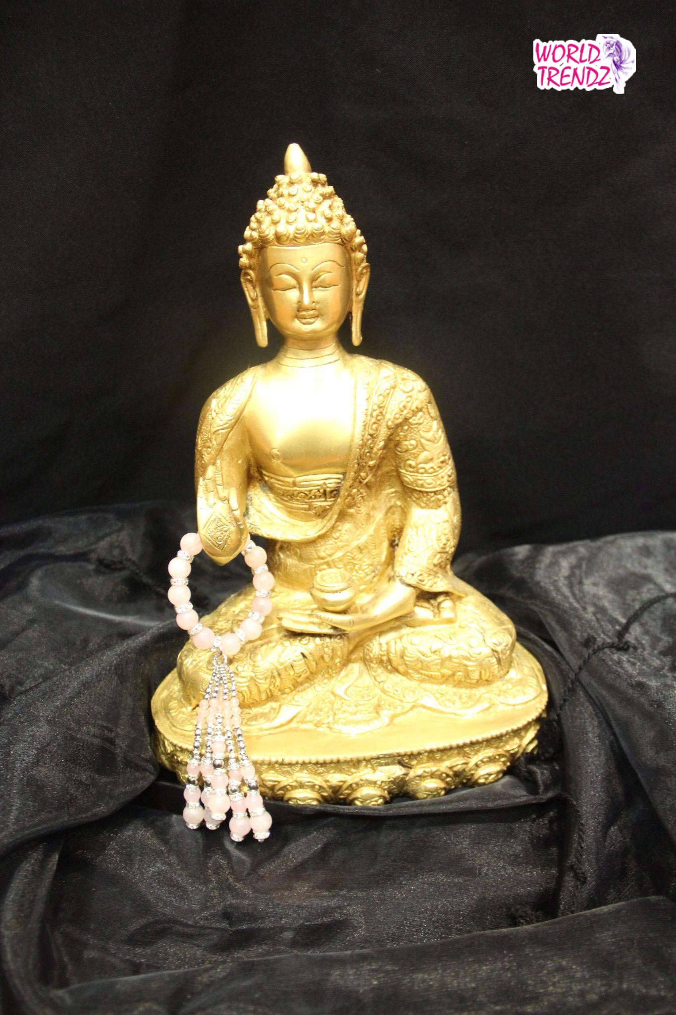 FLOWER GARLAND ROSE QUARTZ