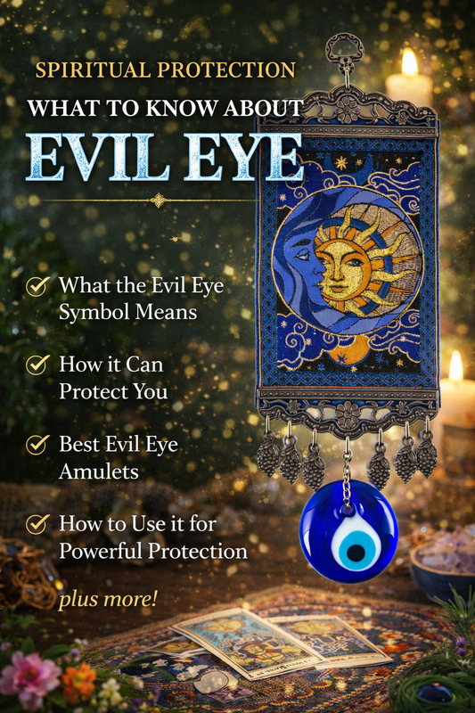 Sun and Moon Evil Eye Banner