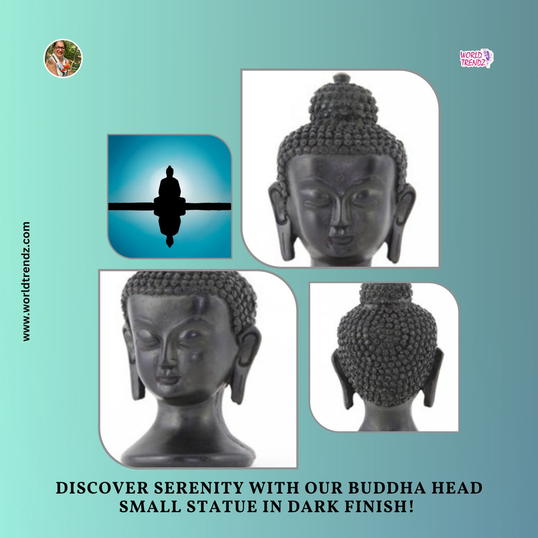 Unveiling the Mystique: The Enigmatic Allure of Small Dark Buddha Head Statues