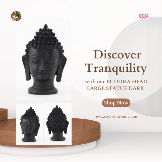 Unveiling the Mystique: The Enigmatic Allure of the Large Dark Buddha Head Statue