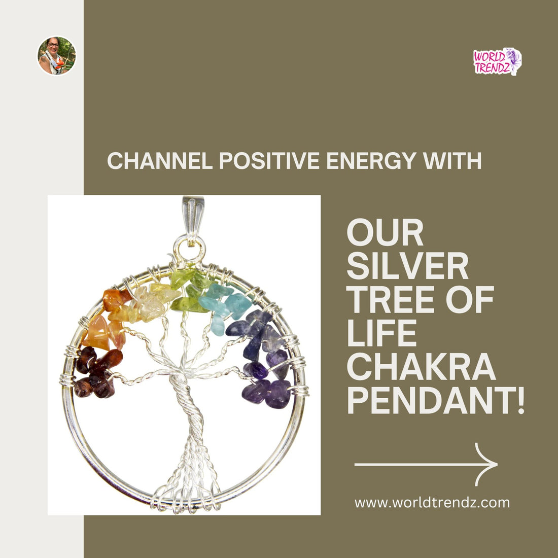 The Silver Tree of Life Chakra Pendant: A Journey to Chakra Healing and Spiritual Awakening