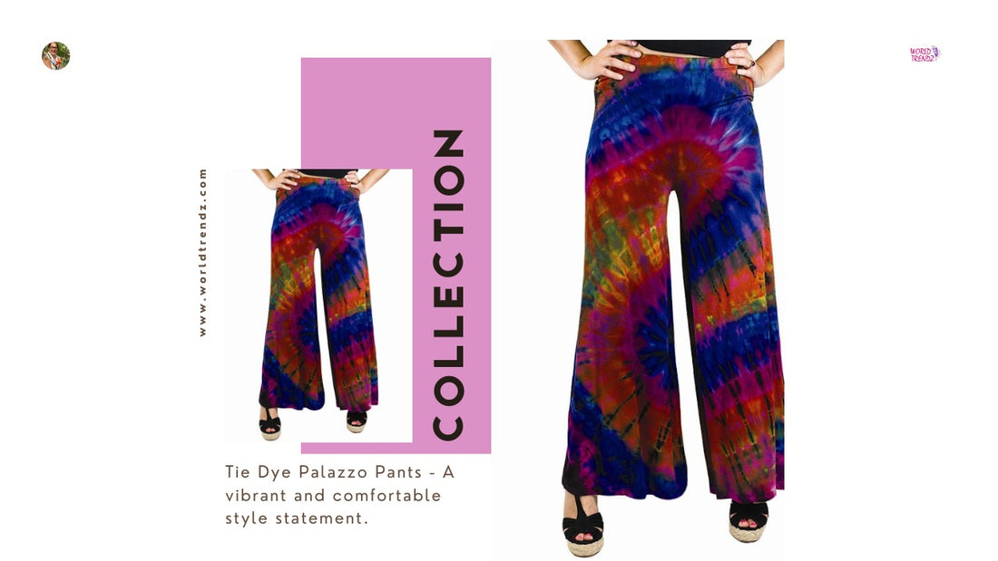 Pink Pants Palazzo-Tie Dye