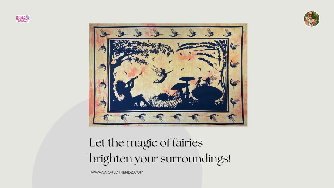Yellow Fairy Tapestry-Poster Size