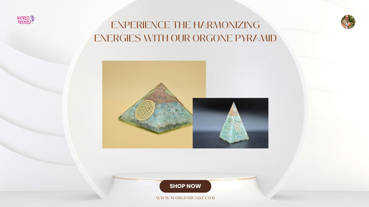 Amazonite Flower of life Orgone Pyramid