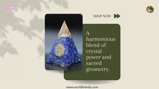 Lapis Lazuli Yantra Orgone Pyramid