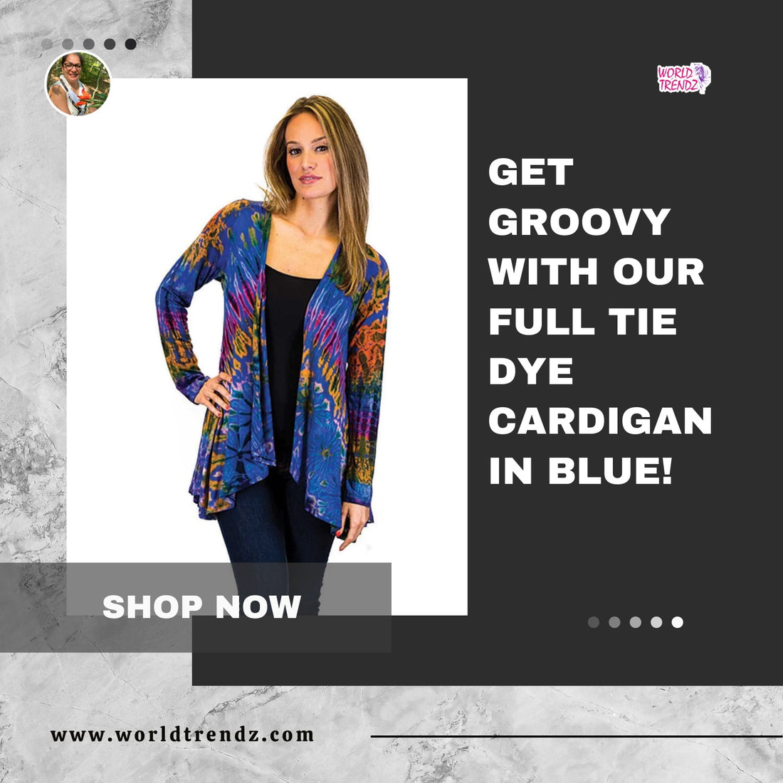Rock Your Style with our Full Tie Dye Cardigan - A Must-Have for Every Wardrobe!
