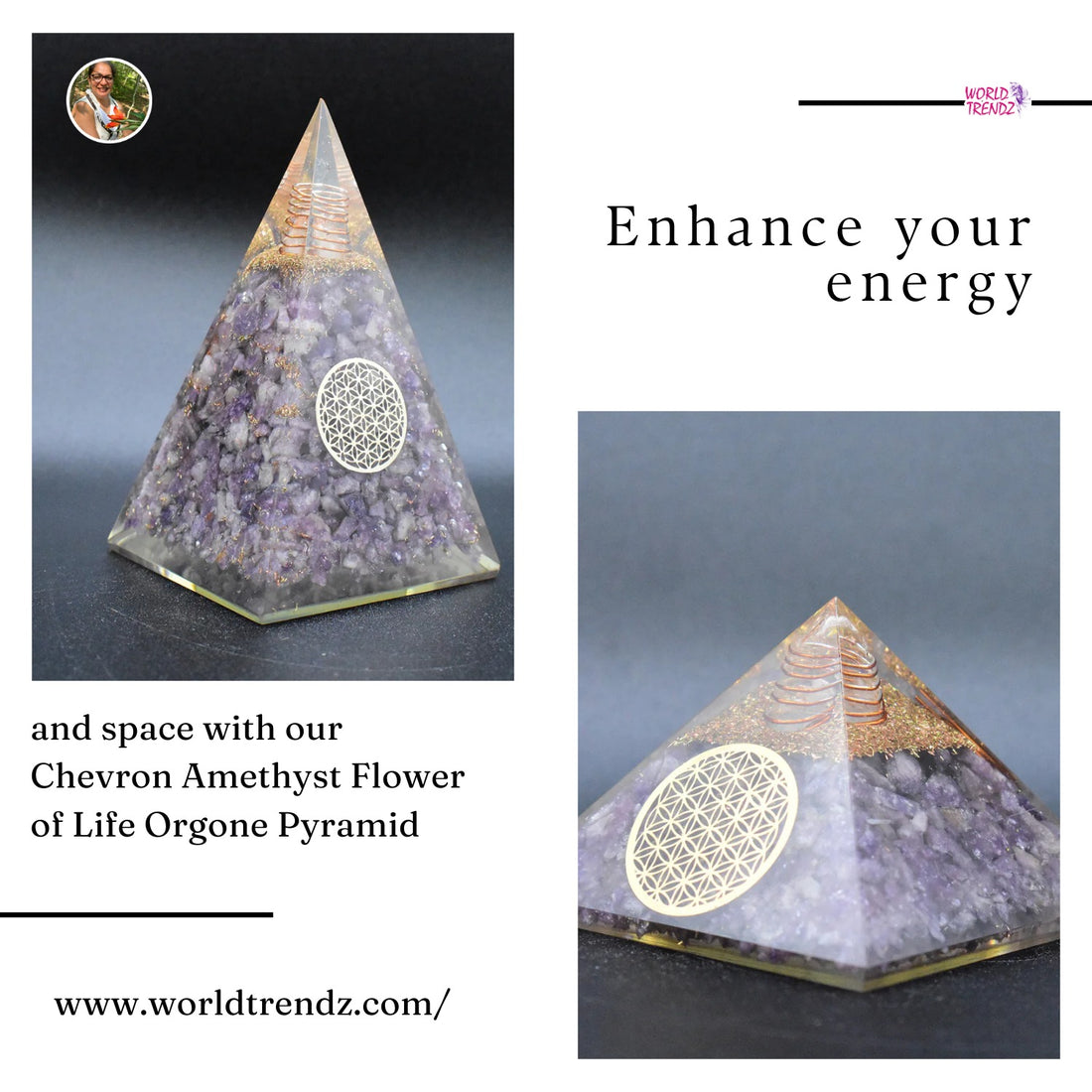 Why Chevron Amethyst Flower of Life Orgone Pyramid Should Be Your Next Spiritual Investment
