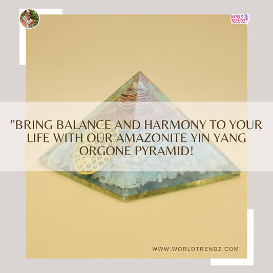 Unleashing the Power of Amazonite Yin Yang Sacred Geometry Orgone Pyramid: The Ultimate Guide to Manifesting Positive Energy!