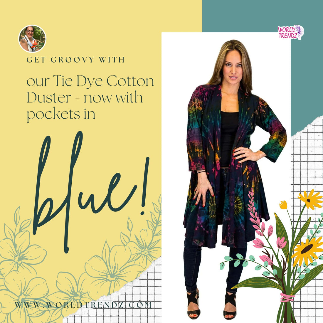 Get Ready to Stand Out with Our Trending Tie Dye Cotton Duster - Perfect for All Seasons!