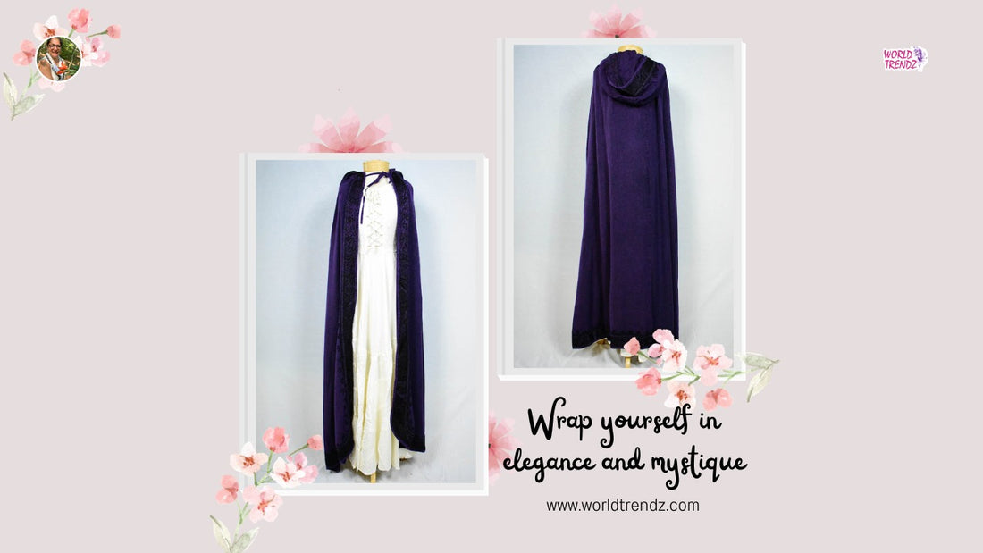Purple Color Magic Rayon Cloak