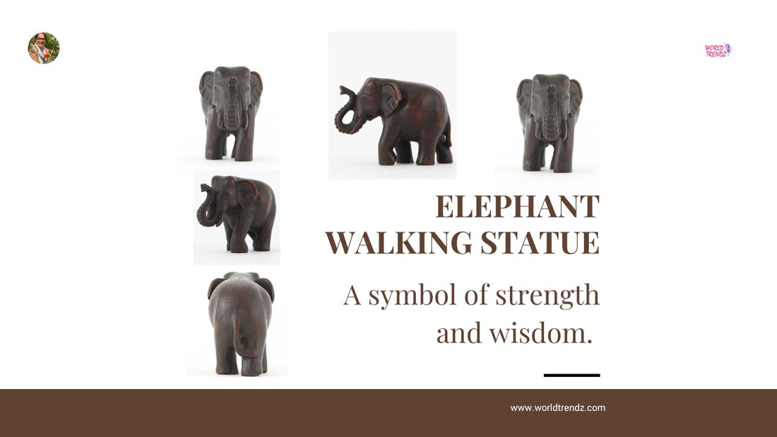 Elephant Walking Statue