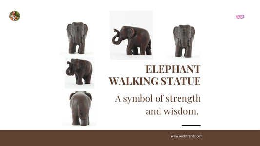 Elephant Walking Statue