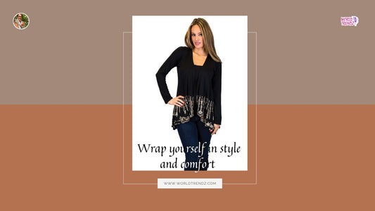 Black and Grey Half Tie Dye Cardigan-W/Long Sleeves