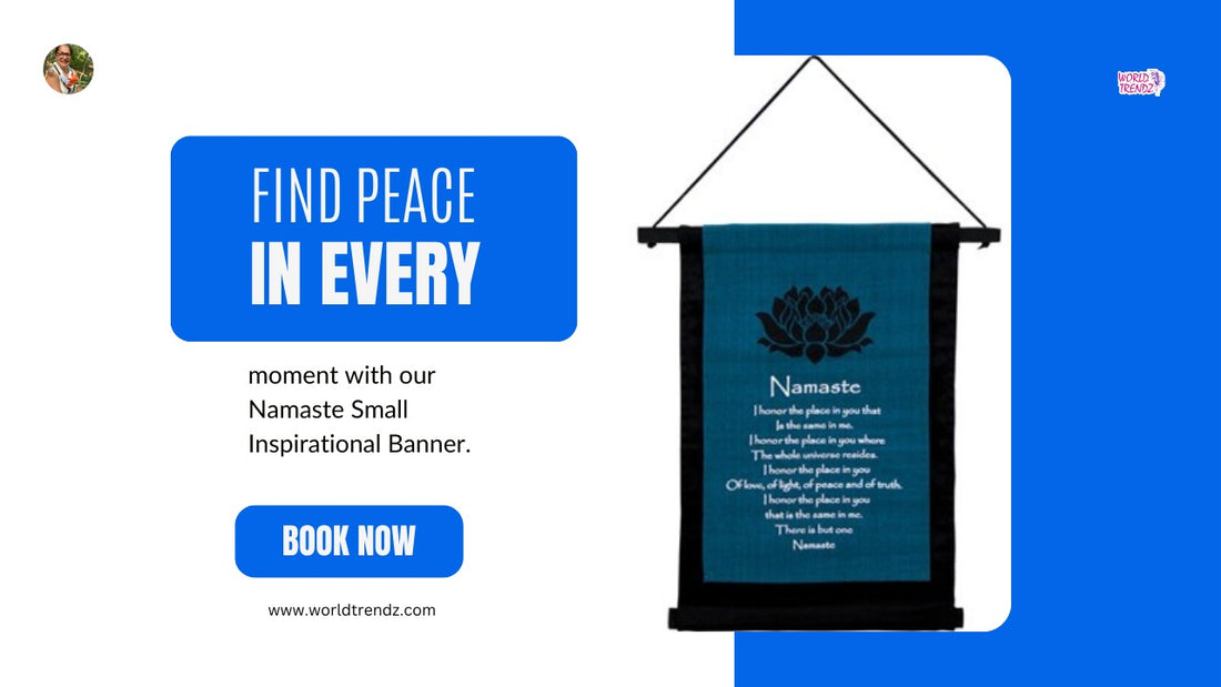 Namaste Small Inspirational Banner