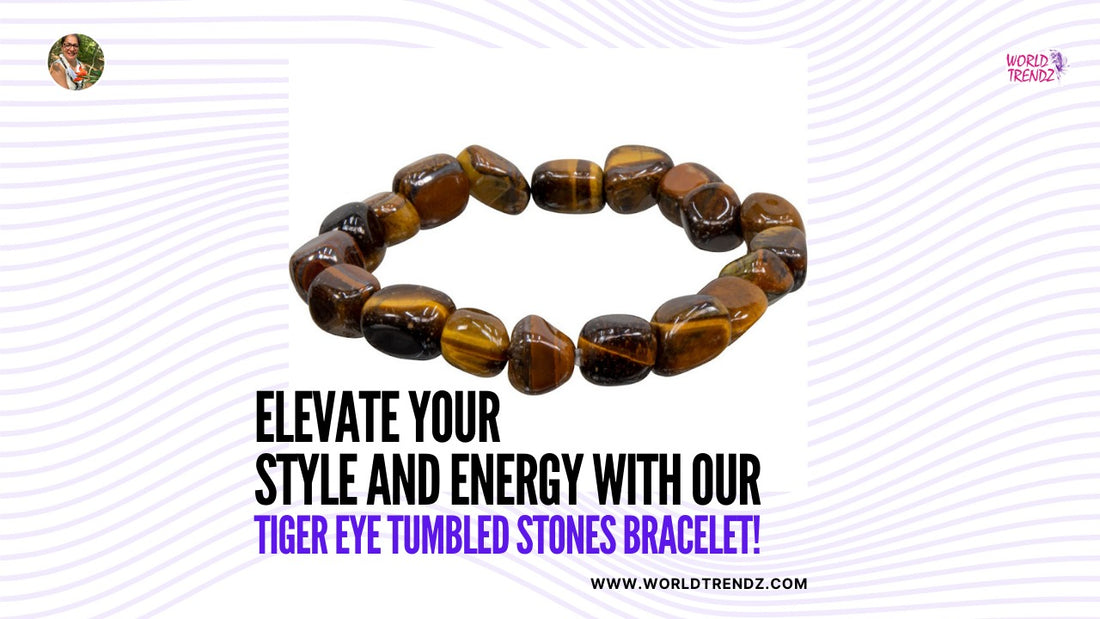 Tiger Eye Tumbled Stones Bracelet