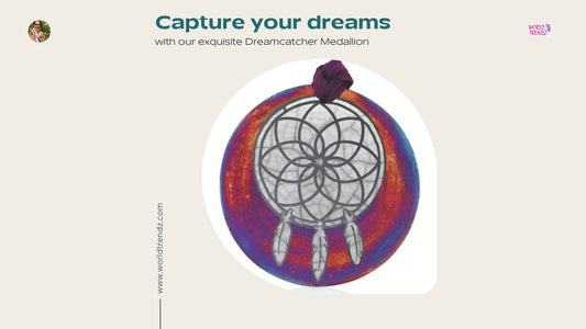 Dreamcatcher Raku Silhouette Medallion Ornament