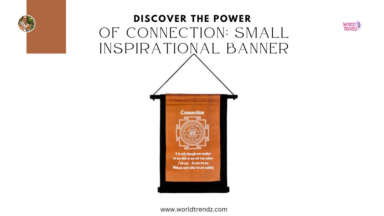 Enhance Your Space with Connection Small Inspirational Banners ...