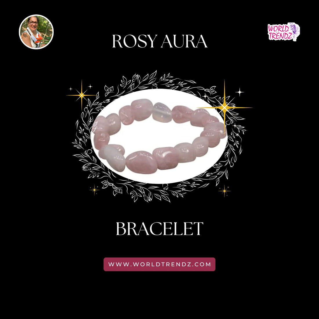 Discover the Healing Powers of Rose Quartz Tumbled Stones with Our Beautiful Bracelet!