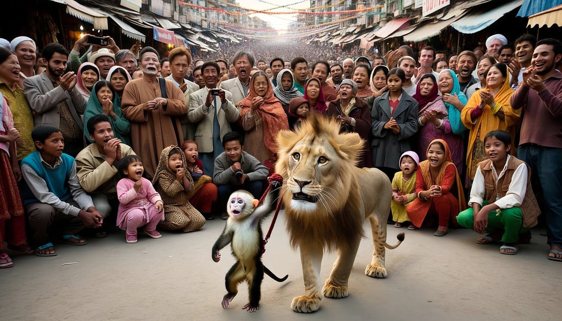 The Wise Monkey and the Humble Lion: A Tale of Understanding