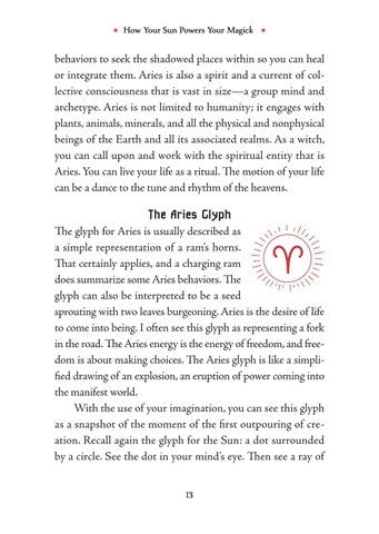 Aries Sun Sign Series Book pg. 13