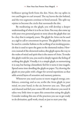 Aries Sun Sign Series Book Inner pg. 14