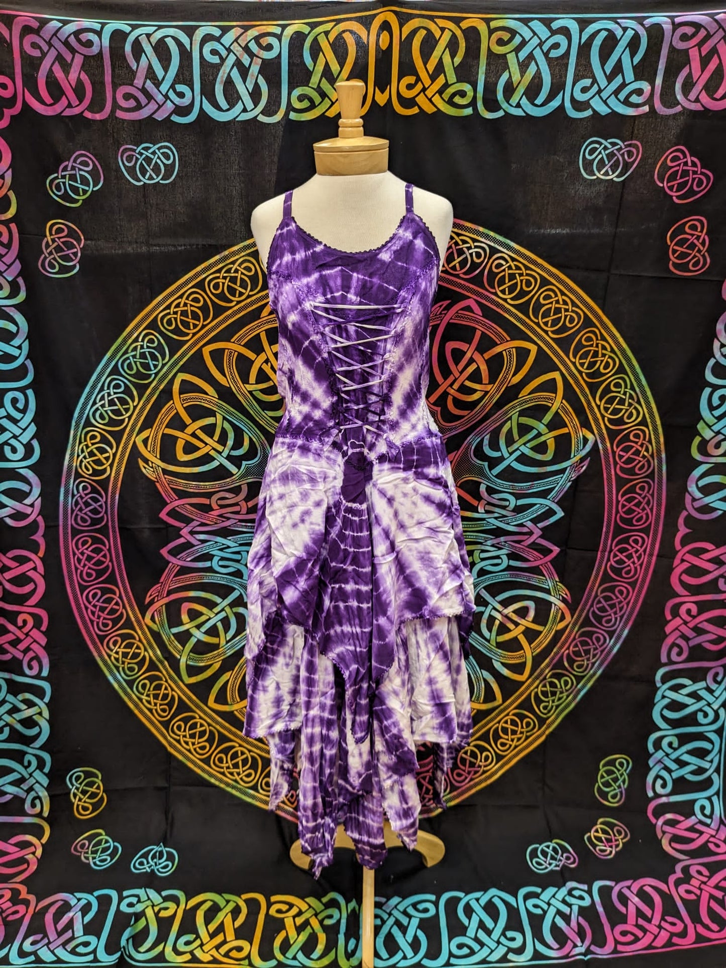 Spaghetti Dress Purple