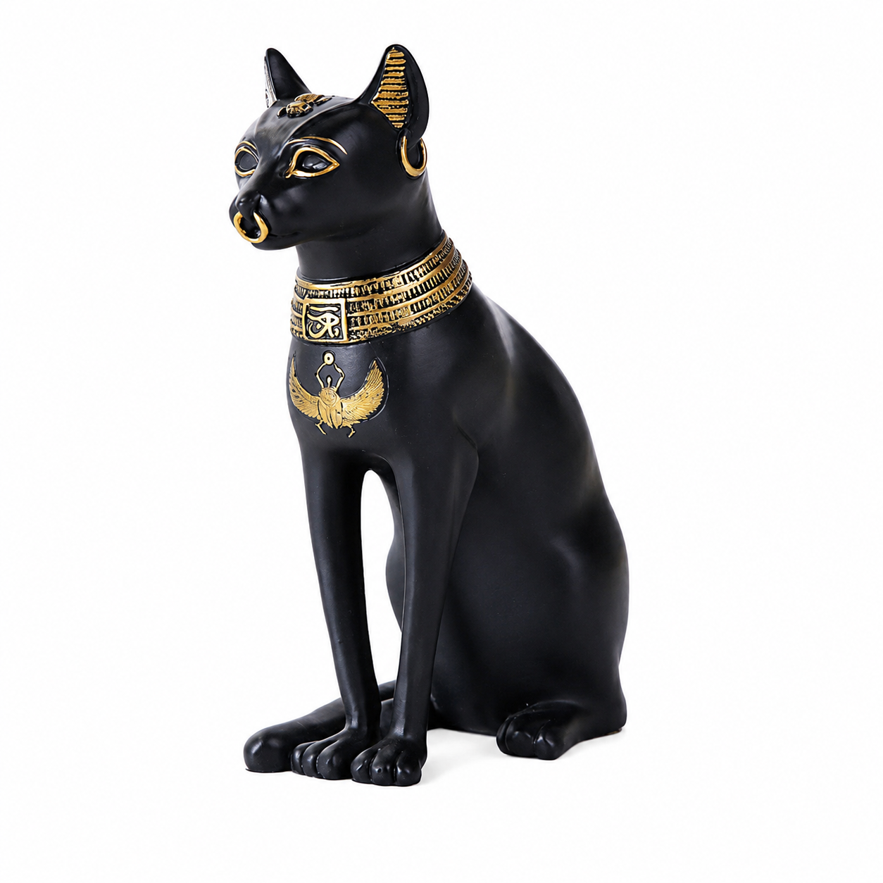 Egyptian Small Bastet Statue Side Profile