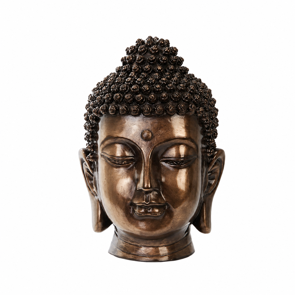 Buddha Head Front View