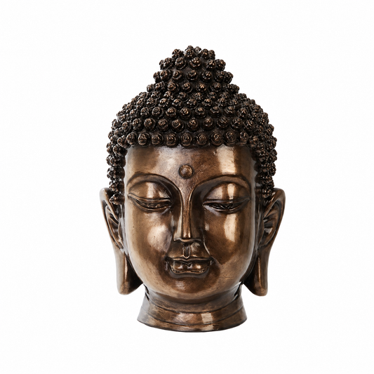 Buddha Head Front View