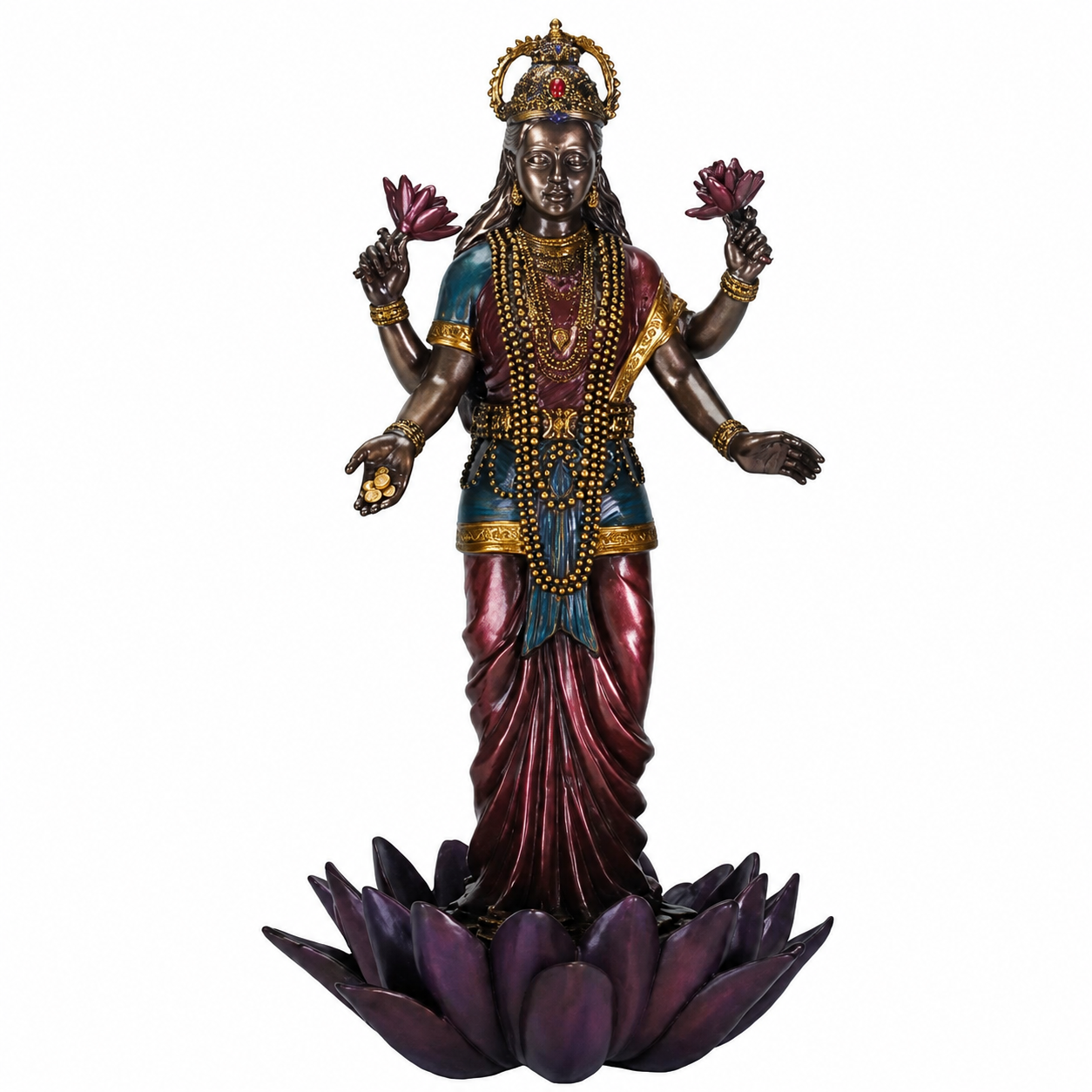 Standing Lakshmi Front View
