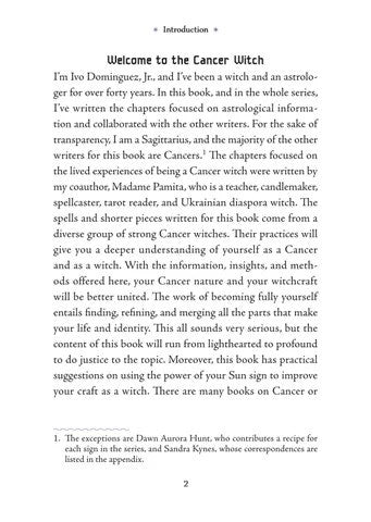 Cancer Sun Sign Series Book pg. 2