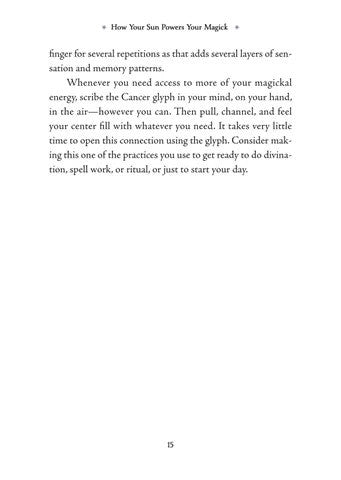 Cancer Sun Sign Series Book pg. 15