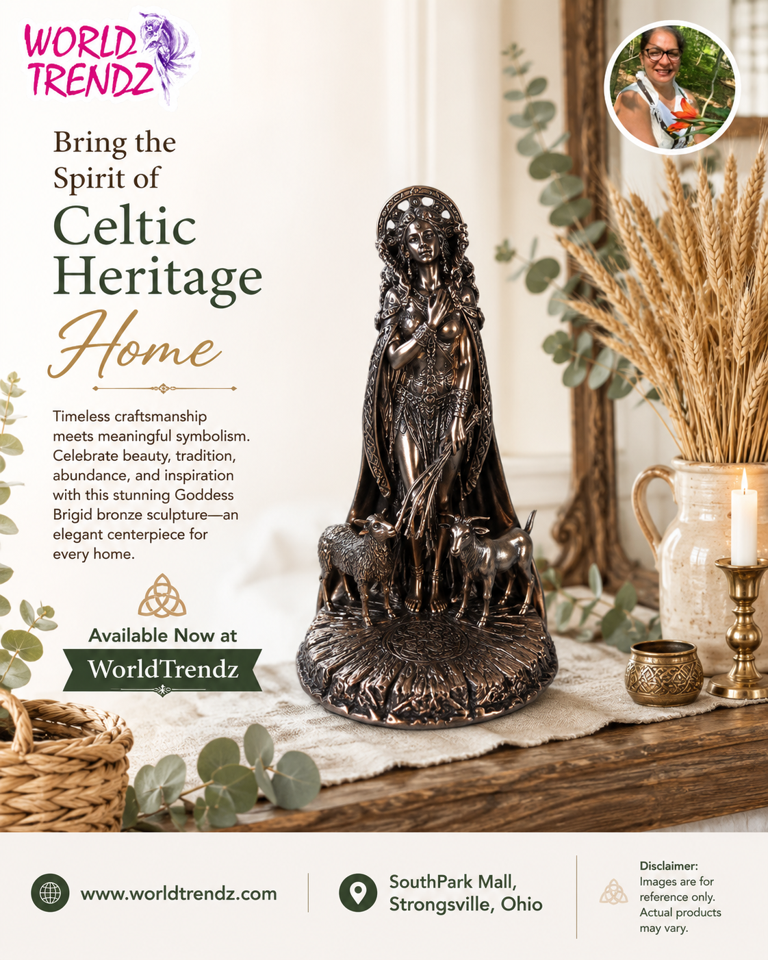 Goddess Brigid Social Media Ad
