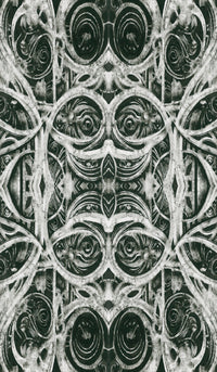 Black and white geometric pattern