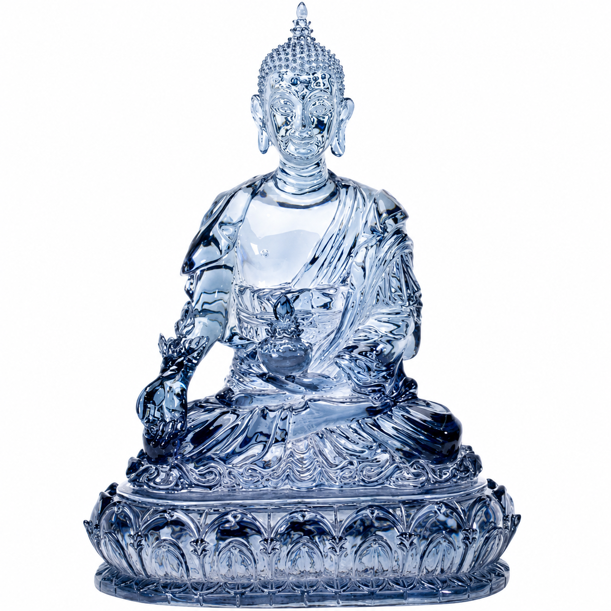 Blue Medicine Buddha Front View