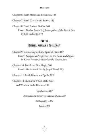 Earth Magic Book Contents 2