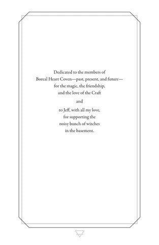 Earth Magic Book Dedication Page