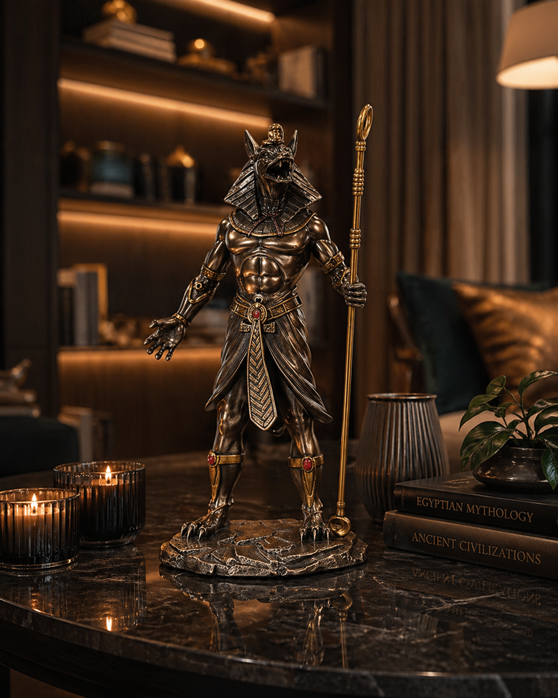 Statue of Anubis in Lifestyle