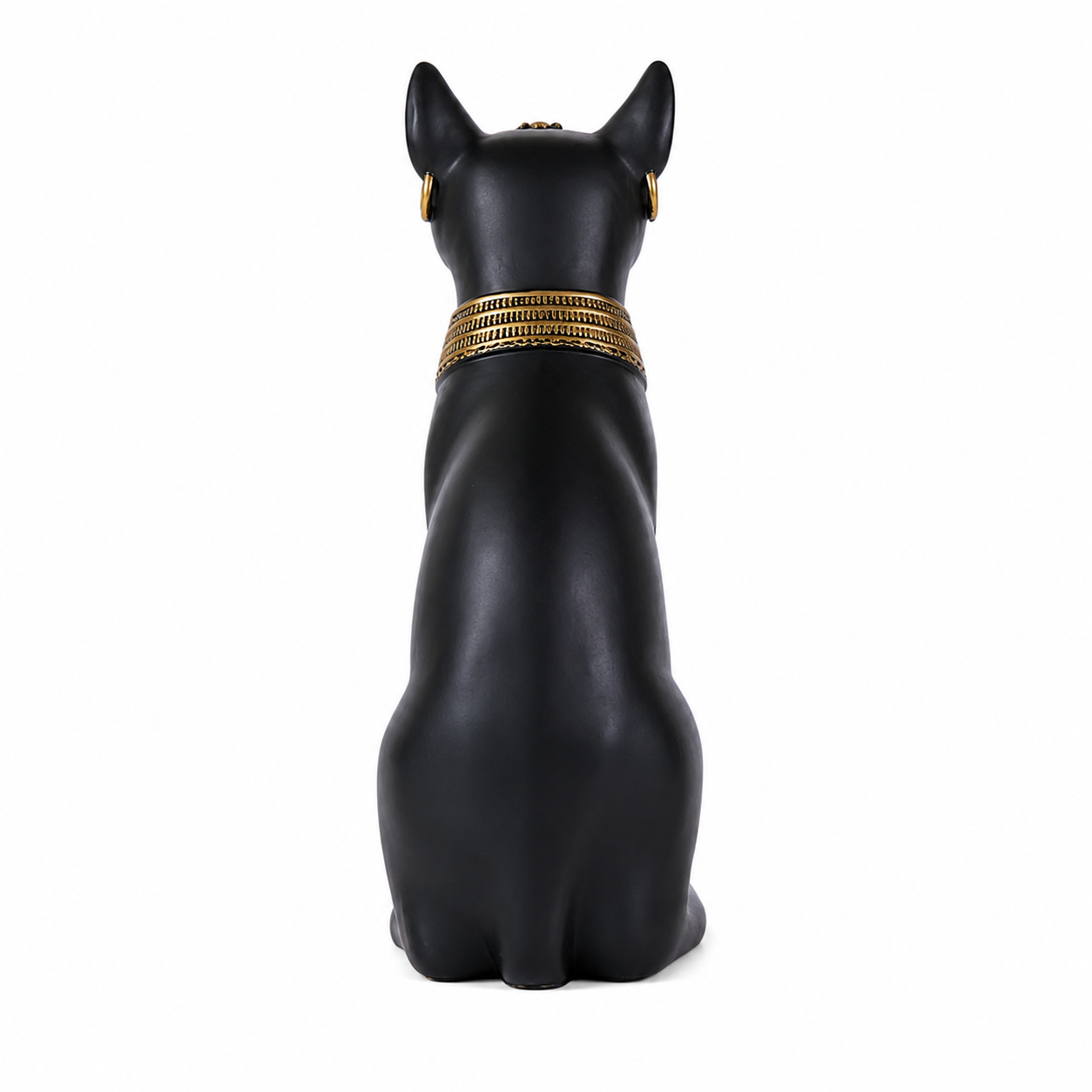 Egyptian Small Bastet Statue Rear View