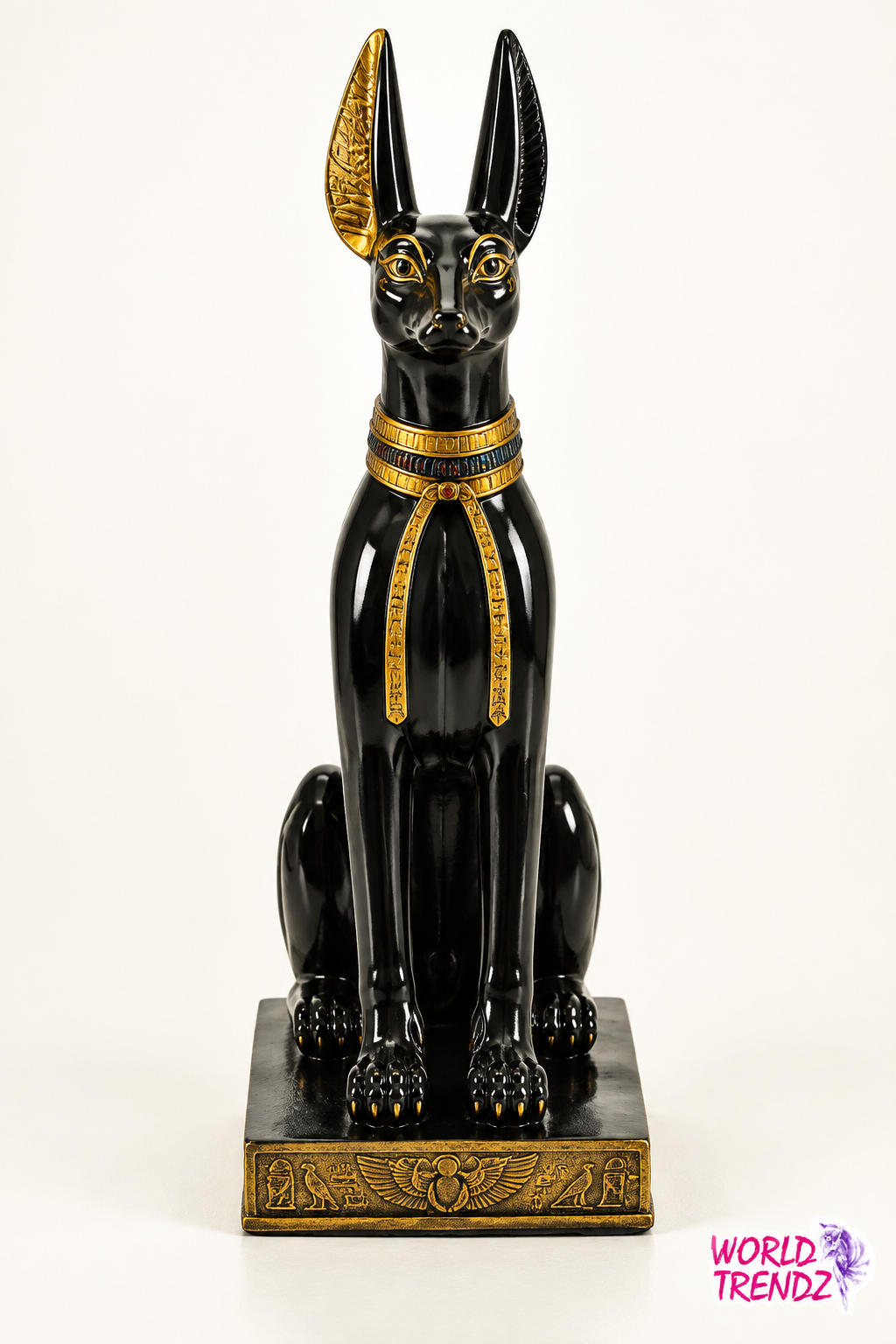 Sitting Dog Anubis Front View
