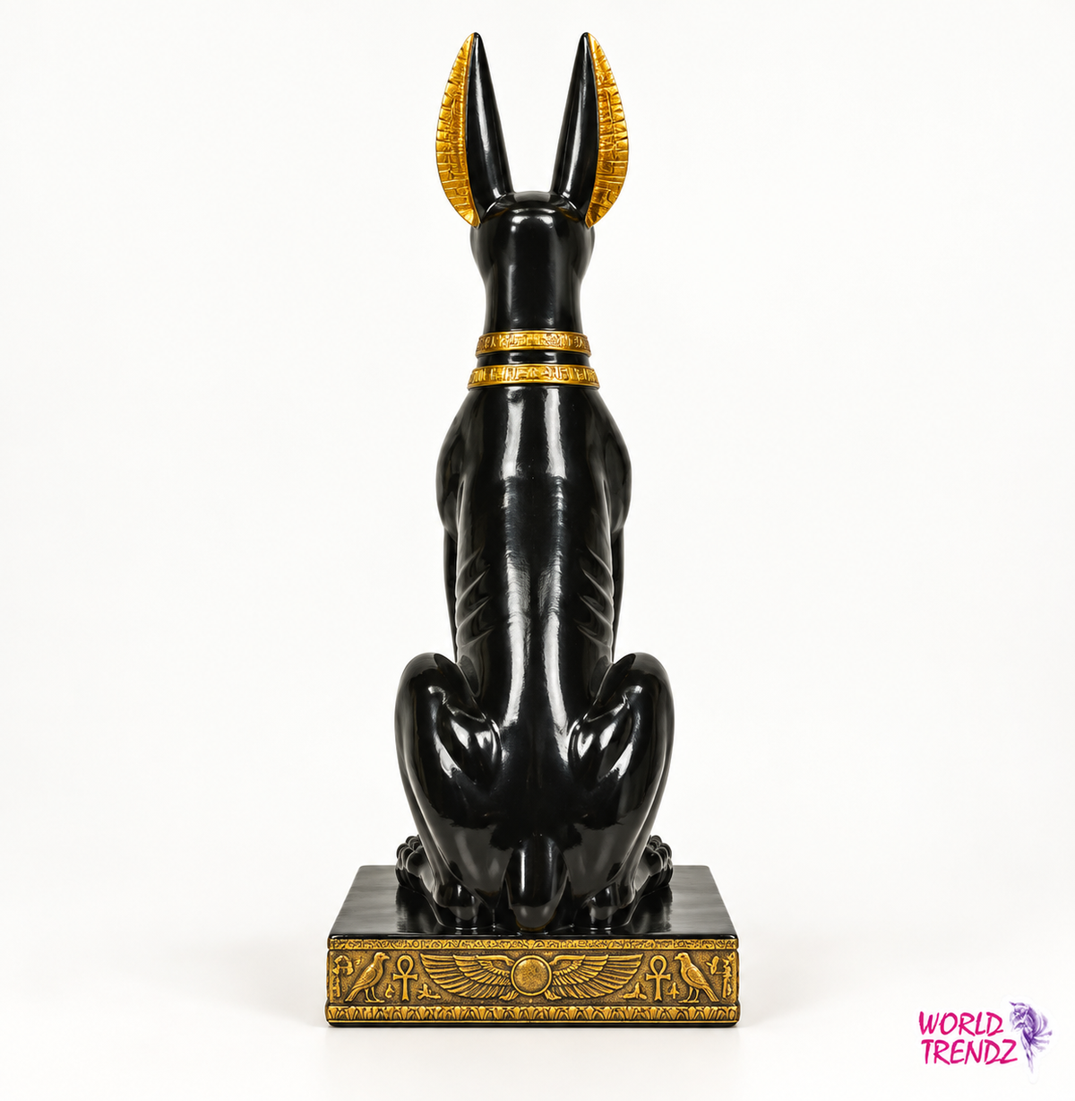 Sitting Dog Anubis Back View