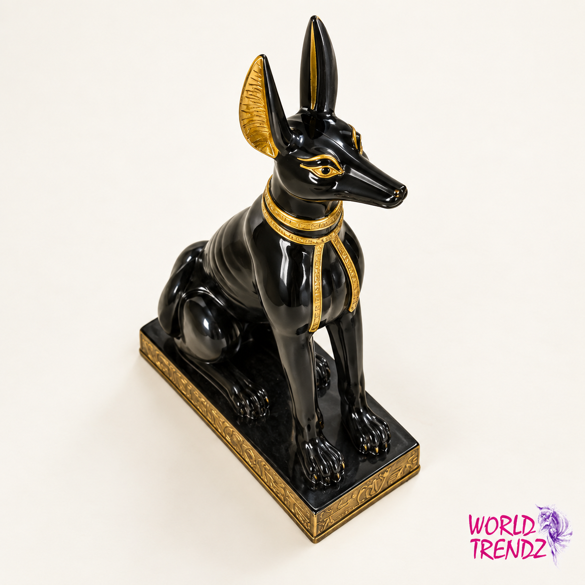 Sitting Dog Anubis Top View