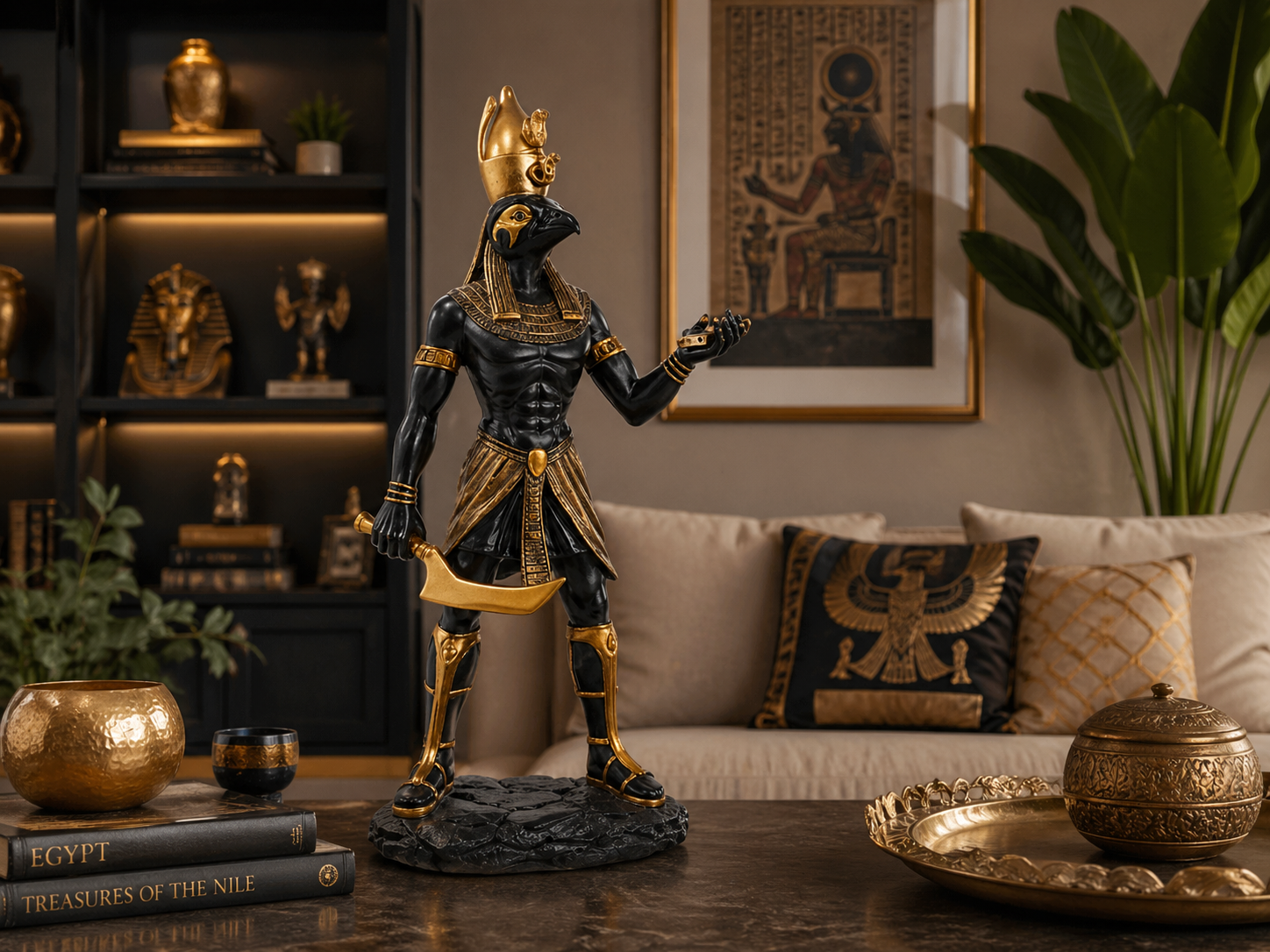 Statue of Horus in Lifestyle