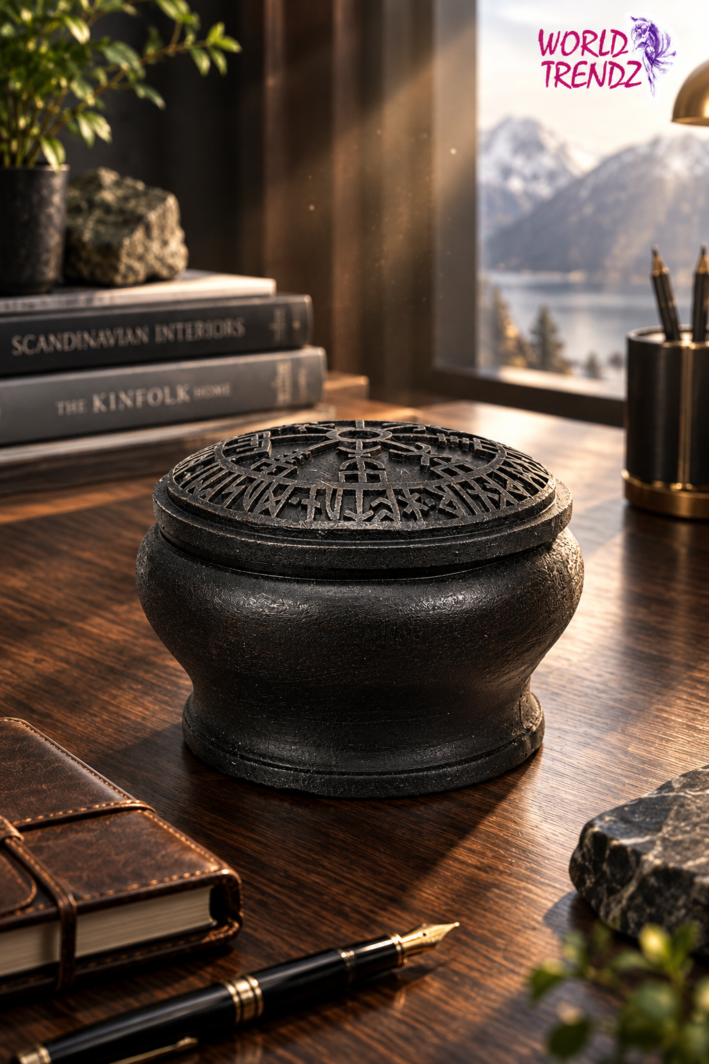 Nordic_Rune_Vegvisir_Box_in_a_Sunlit_Study