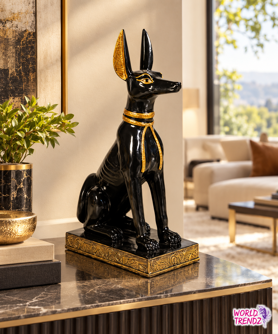 Sitting Dog Anubis Lifestyle View