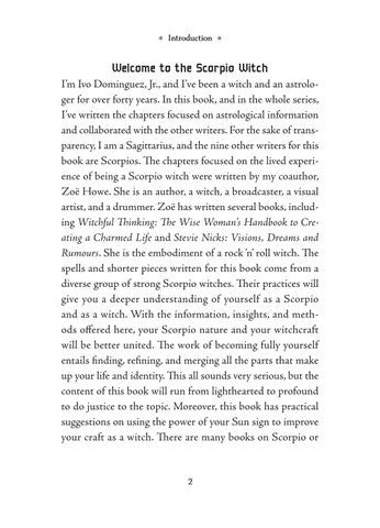 Scorpio Sun Sign Series Book pg. 2