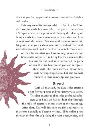 Scorpio Sun Sign Series Book pg. 6