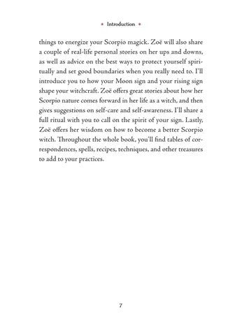 Scorpio Sun Sign Series Book pg. 7